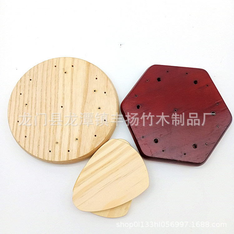 Solid wood wind bell accessories pine wind bell hanging tag impact disc pendantcomplete specifications